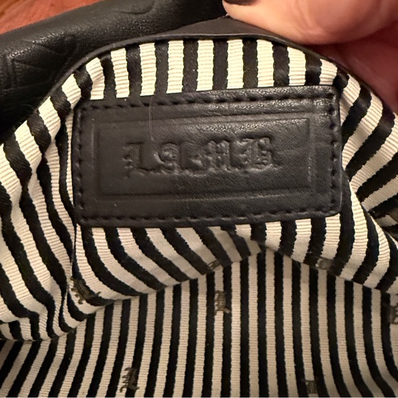 L.A.M.B. Music Fade-out Leather Satchel Handbag - Picture 11 of 12